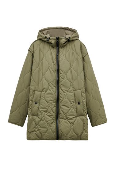 HOODED PUFFER JACKET