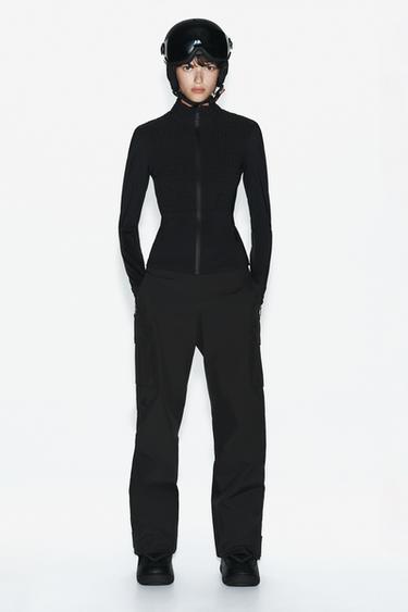 CHAMARRA LIGERA ACOLCHADA SKI COLLECTION - Negro de Zara