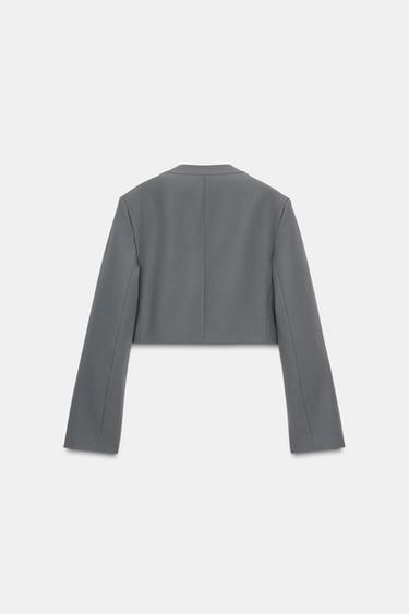 BLAZER COURT SANS REVERS - Gris de Zara - Image 8