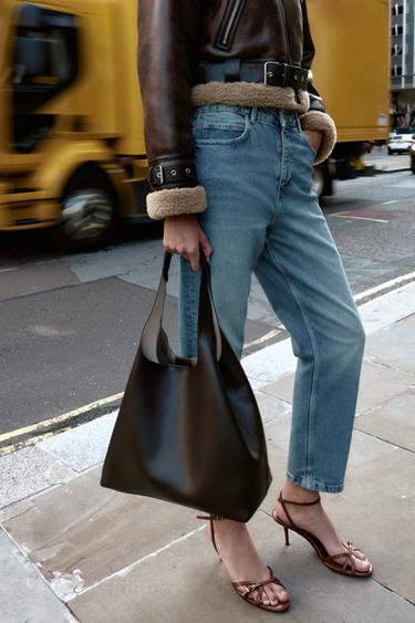 حقيبة SHOPPER - شوكولاتة by Zara - Image 0