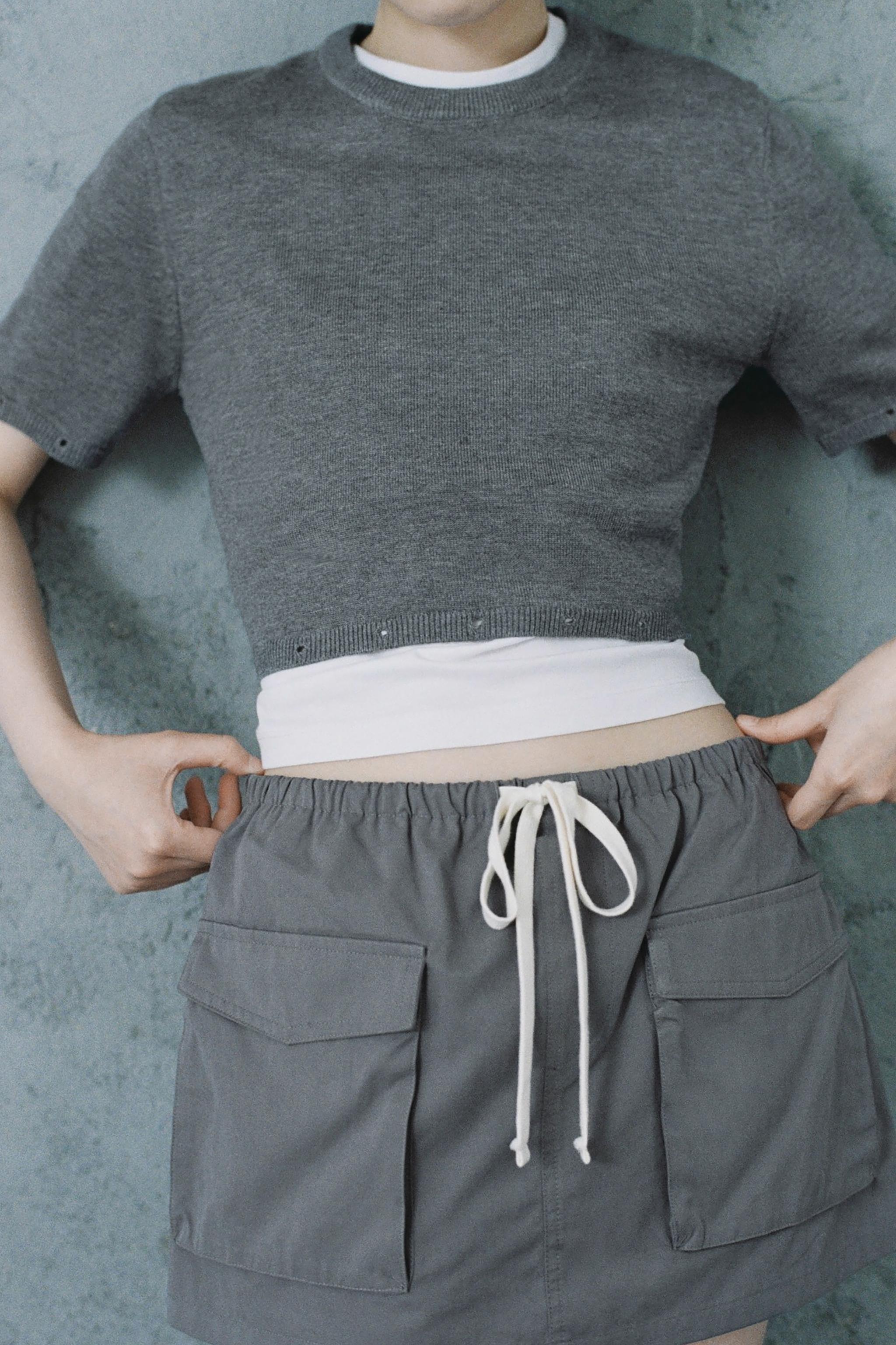 レディースグレーショートパンツ | ZARA 日本