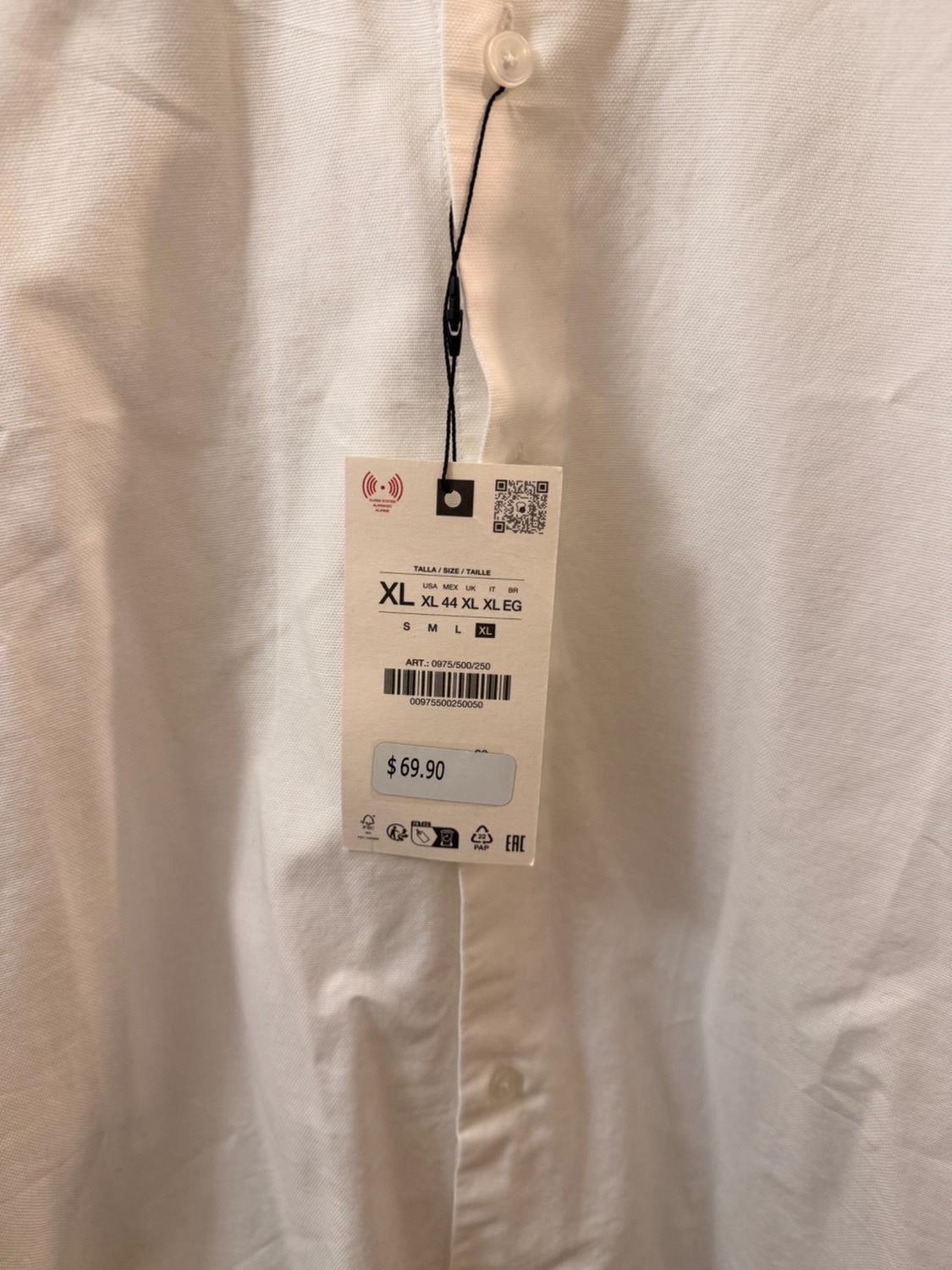 TEXTURED COTTON SHIRT - Image 3