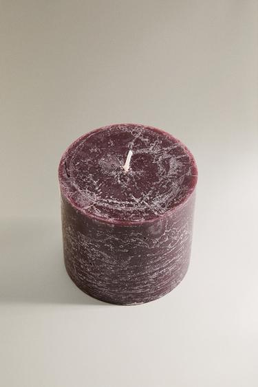 GINGERBREAD SMALL CYLINDRICAL SCENTED CANDLE - Red by Zara - Image 1