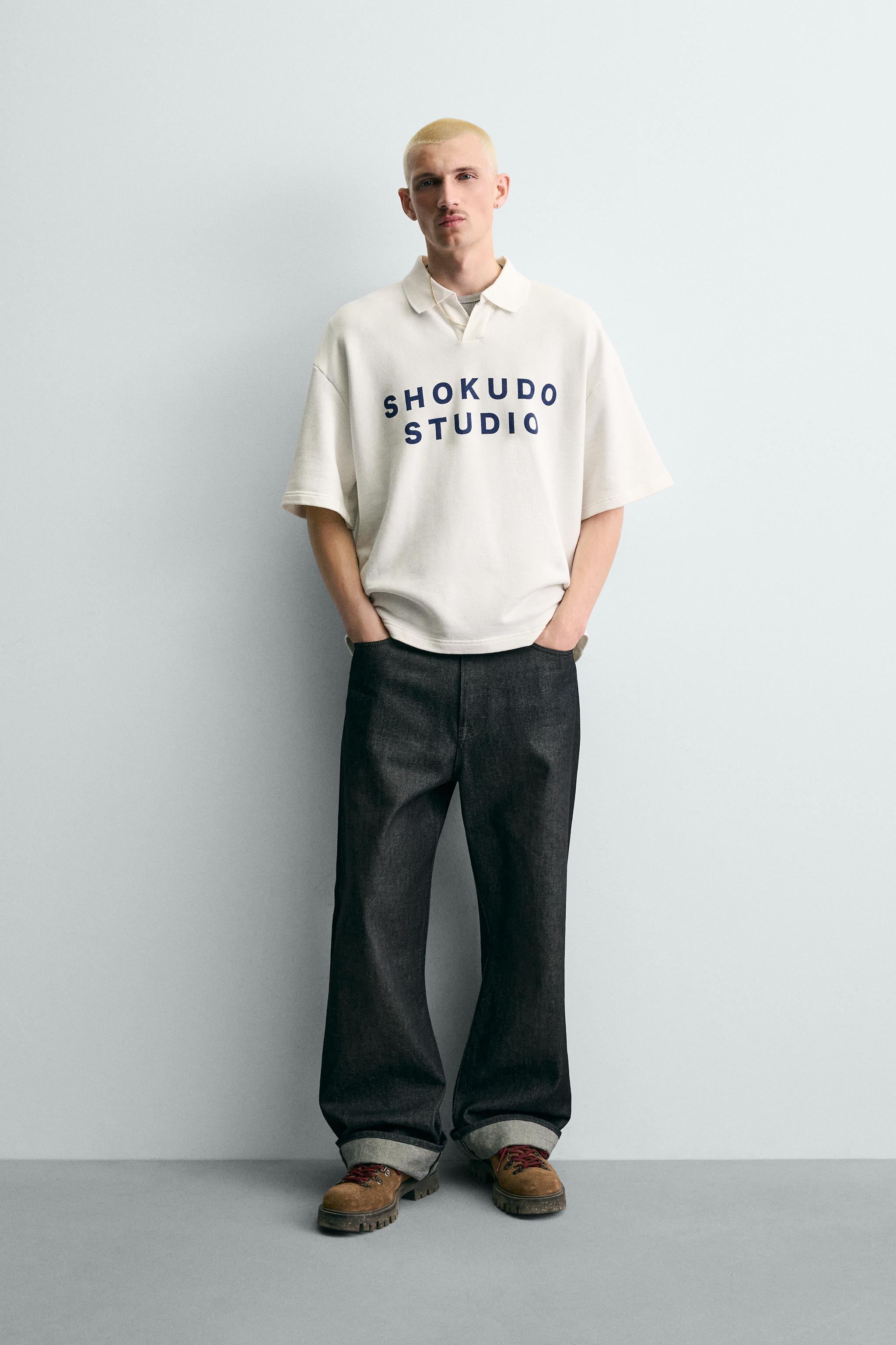 CONTRAST PRINT POLO SHIRT - Oyster-white | ZARA South Africa