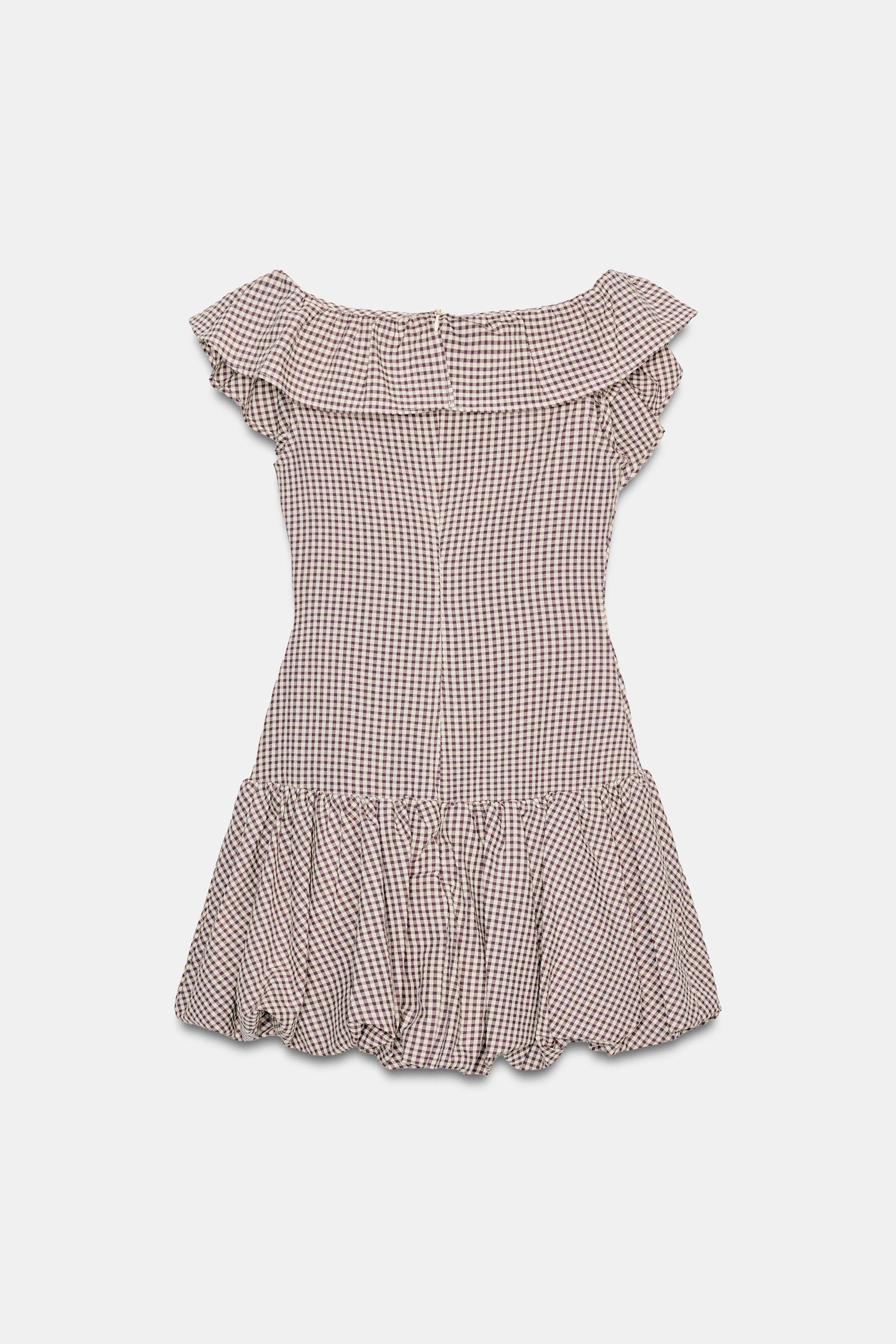 ROBE COMBINAISON À CARREAUX VICHY
