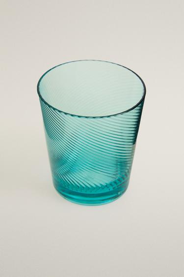 ACRYLIC LINE TUMBLER — Turquoise 2