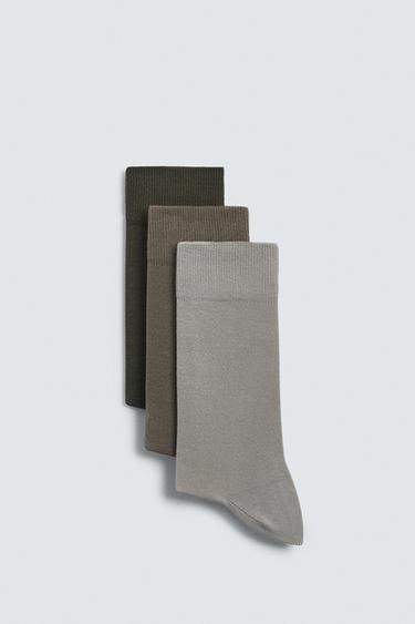 LOT DE 3 CHAUSSETTES À STRUCTURE LÉGÈRE - divers de Zara - Image 1