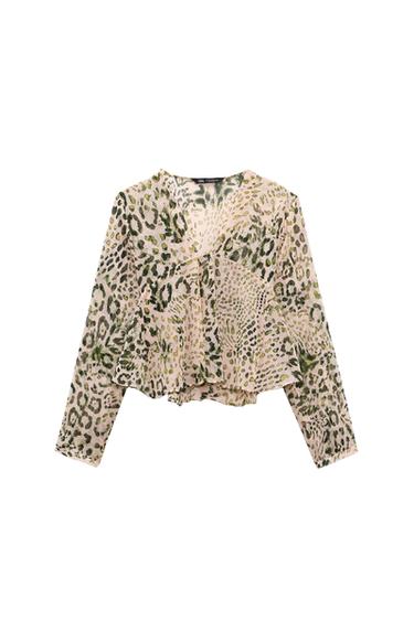 ANIMAL PRINT TOP