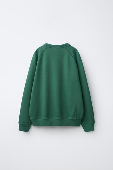 FRUIT OF THE LOOM™ EMBROIDERED SWEATSHIRT — Green 2