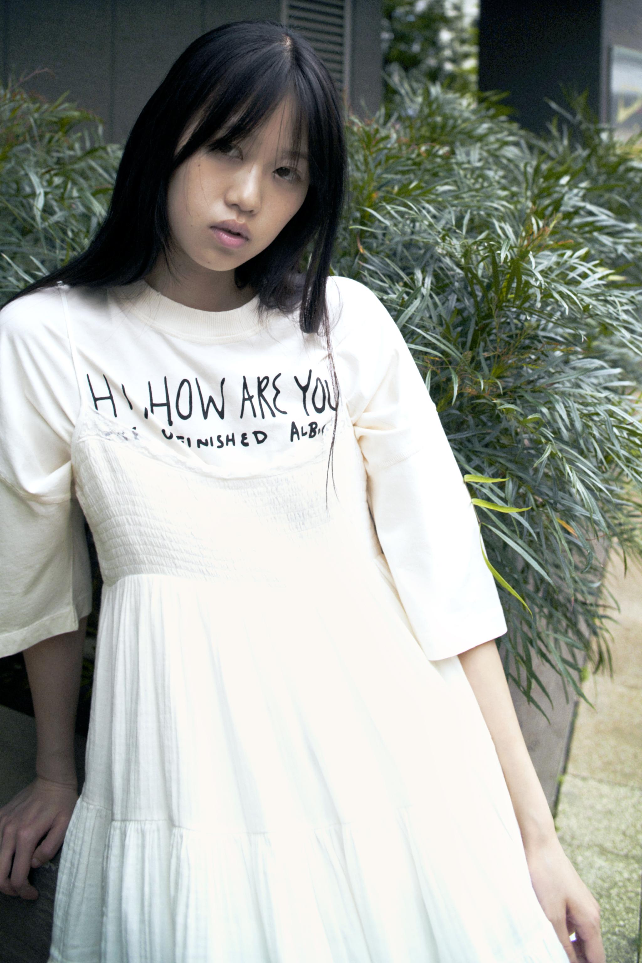 ZARA ショート丈シフォンレースワンピース