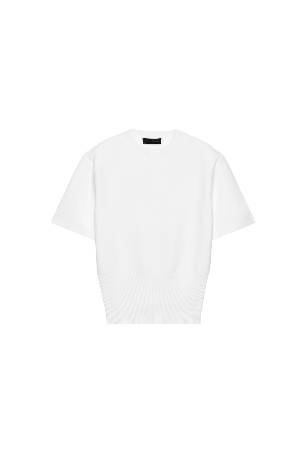 SHOULDER PAD KNIT TOP - image 3