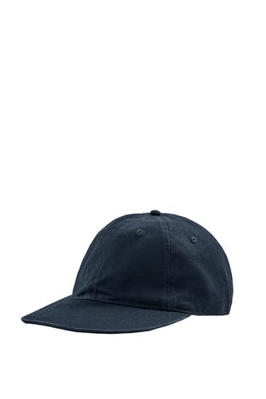 AARON LEVINE X ZARA COTTON CAP - Navy blue by Zara