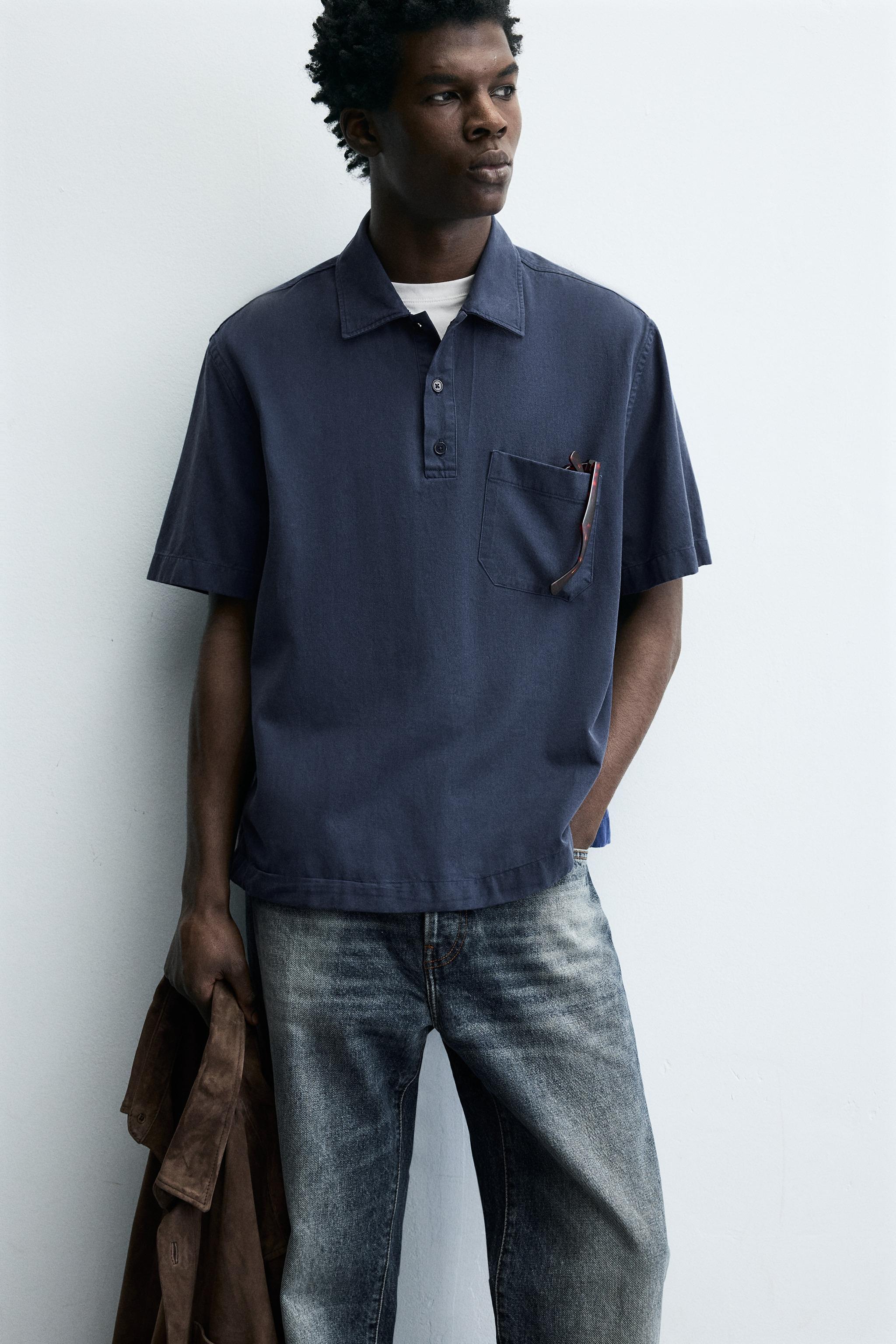 LYOCELL - COTTON POLO SHIRT