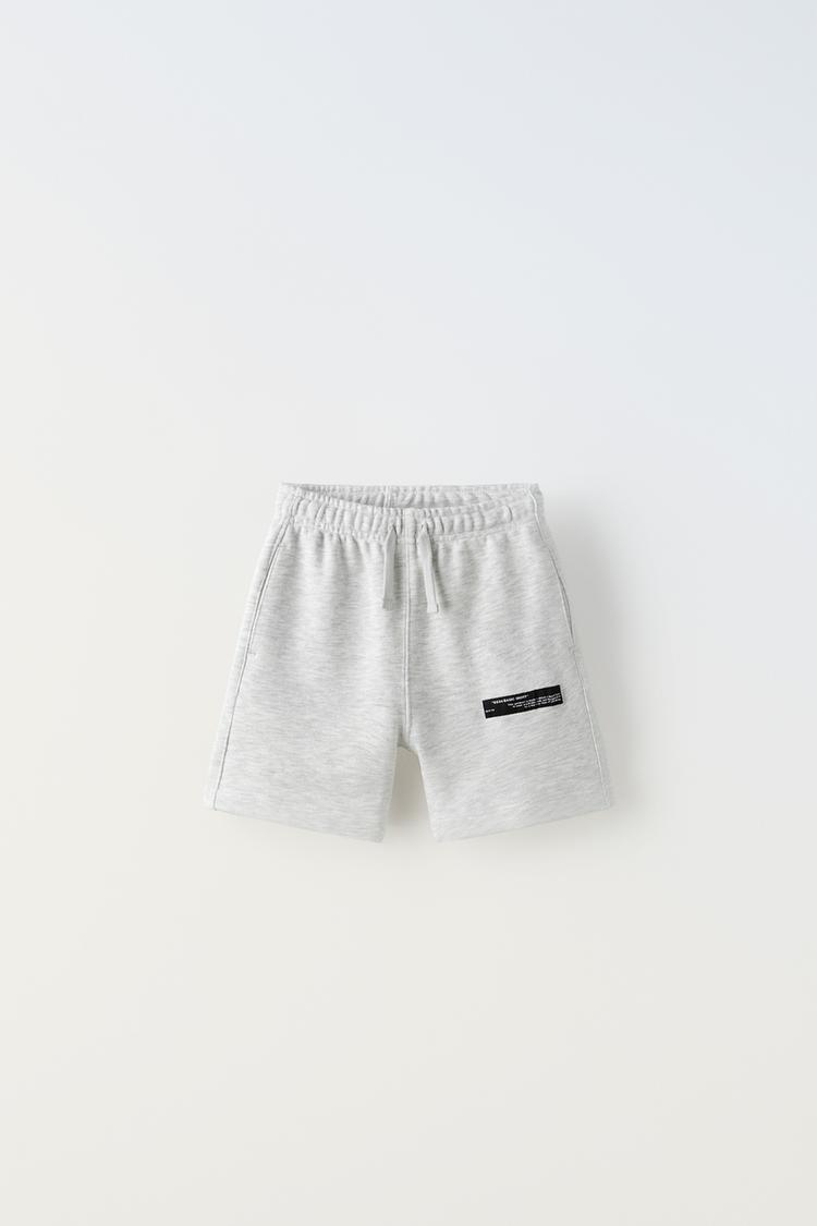 BASIC LABEL BERMUDA SHORTS