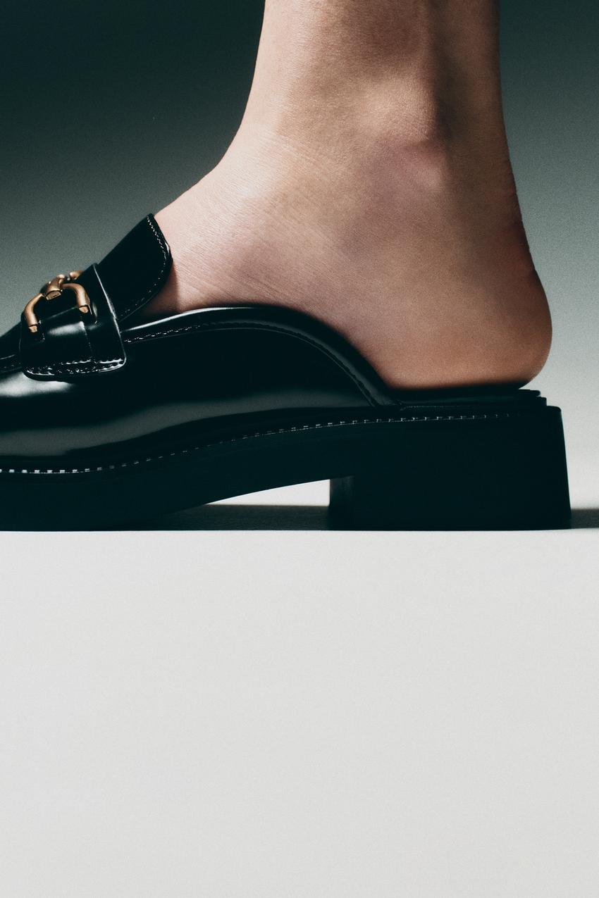 Clarks ZARA レザーミュール サンダル スウェード 44 厚底 ハンサム