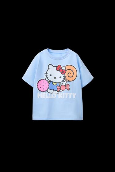 HELLO KITTY © SANRIO PRINTED T-SHIRT - Light blue by Zara - Image 0