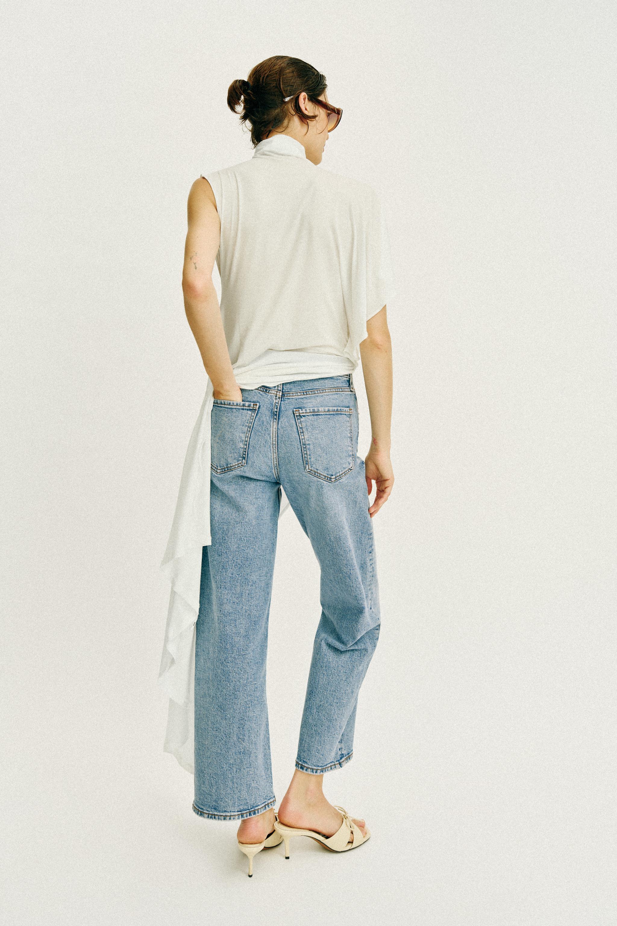 Z1975 YÜKSEK BEL STRAIGHT JEAN - Görsel 6