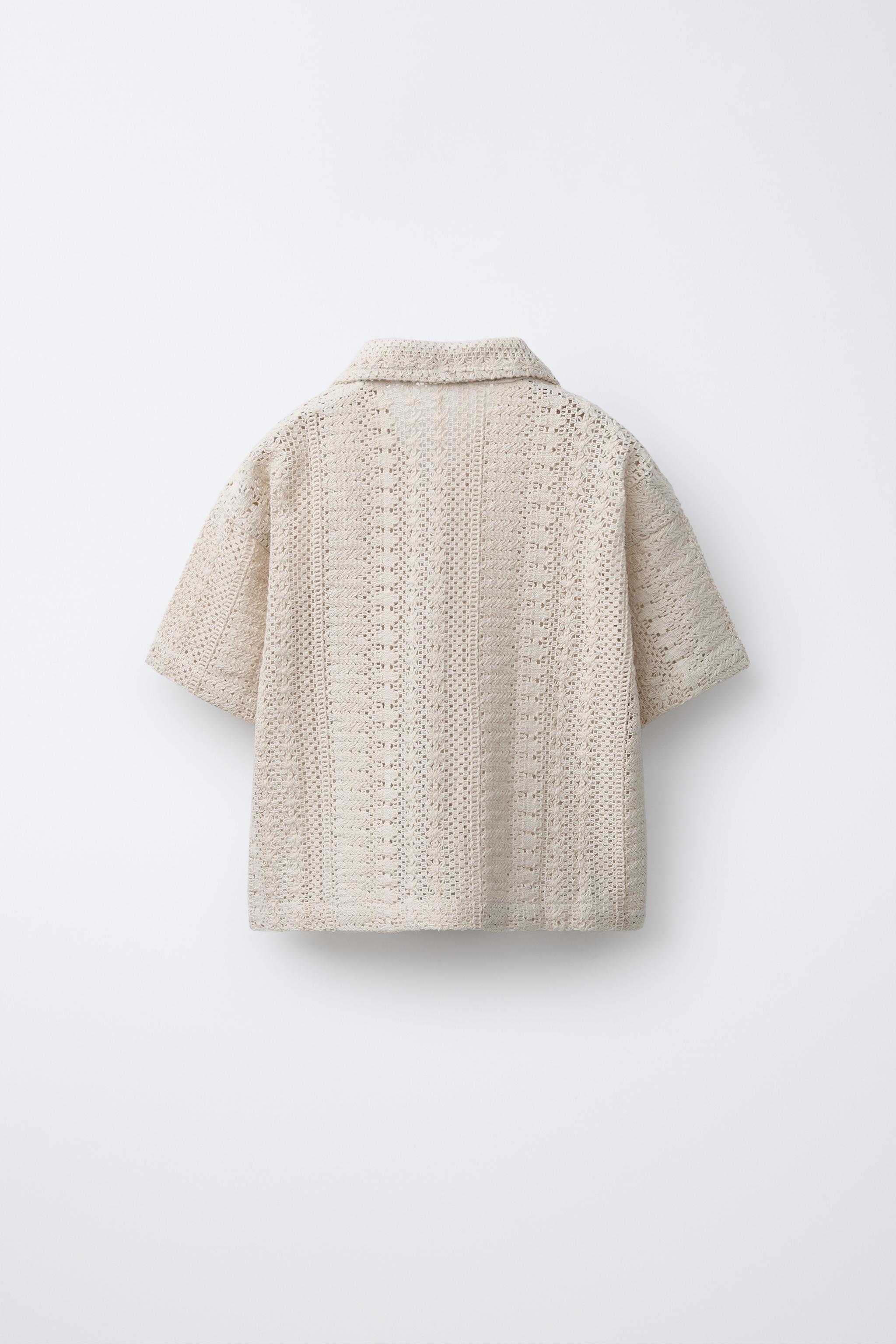 CROCHET KNIT SHIRT