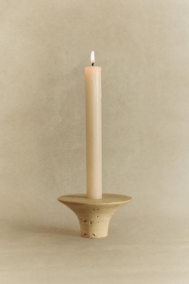 BOUGEOIR ROND MARBRE - Beige de Zara - Image 5