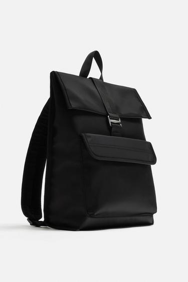 TECHNICAL FLAP BACKPACK - Black by Zara - Image 1