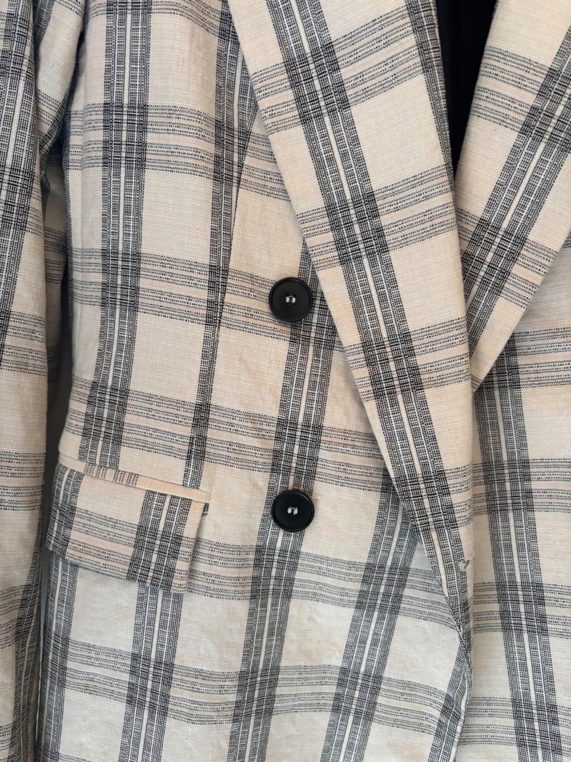 RUSTIC CHECK BLAZER - Image 2