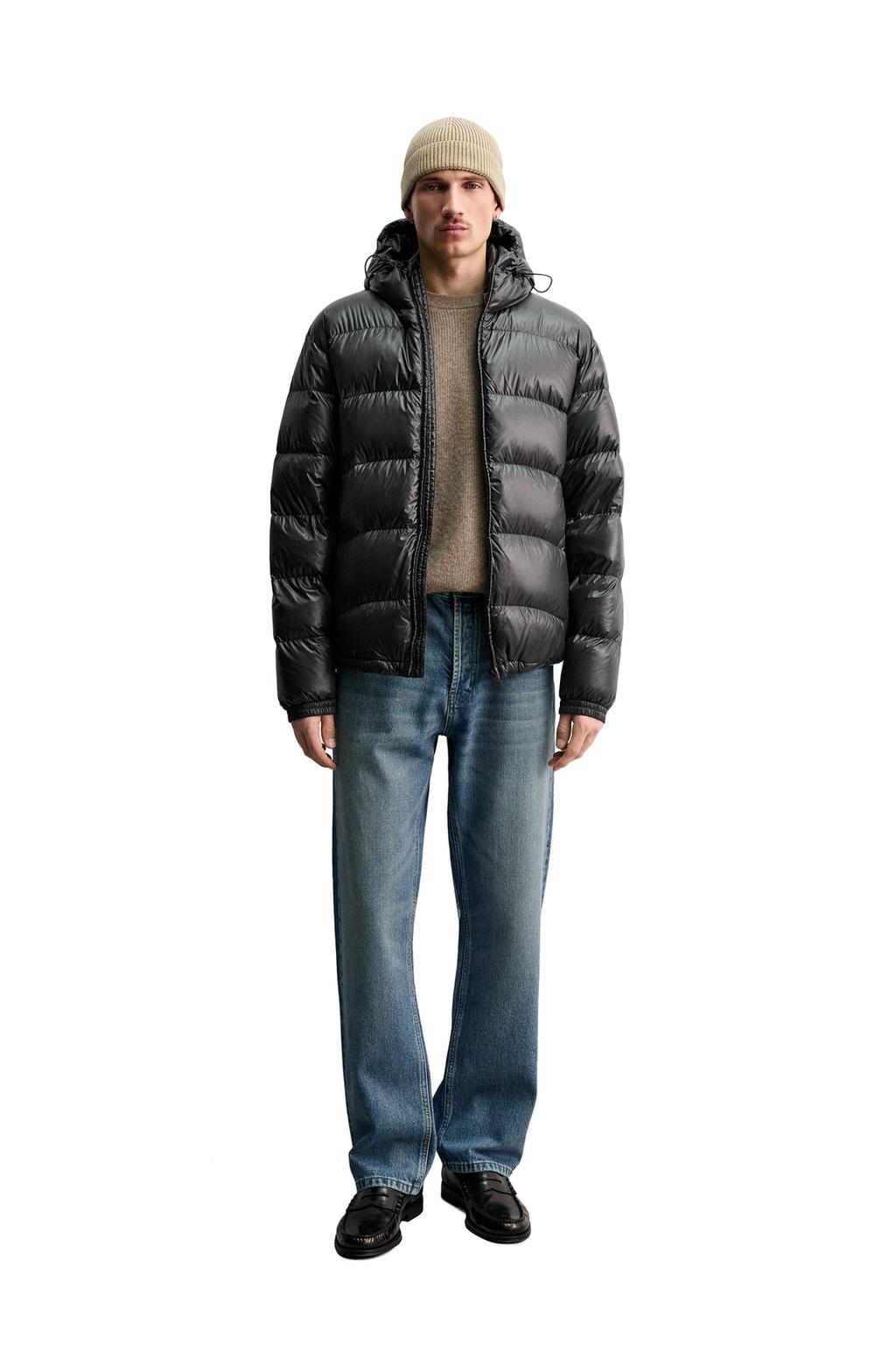 ZARA WATER REPELLENT 80% DOWN - 20% FEATHER PUFFER JACKET ORIGINS