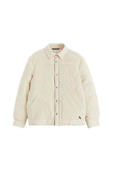 CORDUROY QUILTED OVERSHIRT
