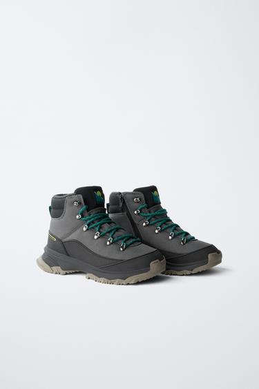 Zara WATER REPELLENT HIKING BOOTS - Green