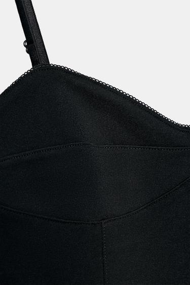 SWEETHEART NECKLINE BODYSUIT - Black by Zara - Image 5