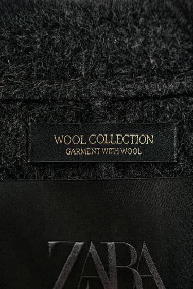 DOUBLE-BREASTED WOOL BLEND BLAZER ZW COLLECTION - Grey by Zara - Image 8