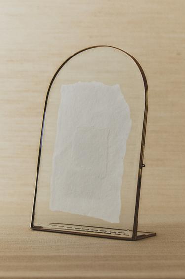 GOLDEN ARCH PHOTO FRAME - Golden by Zara