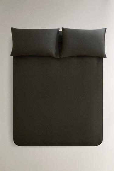 CASHMERE BLEND DUVET COVER - Dark grey by Zara - Image 0