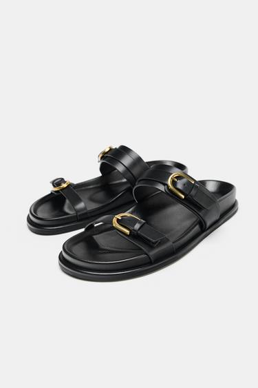 BUCKLED SANDALS - Black by Zara - Image 5