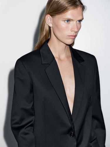 Americana dos botones 100% extrafina - Marino de Zara