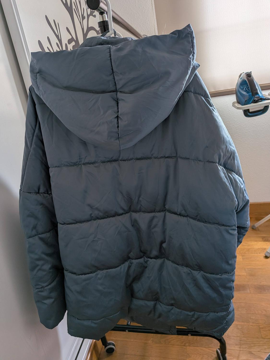 HOODED PUFFER COAT - Image 2