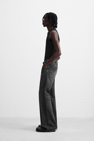 JEAN FLARE FIT - Charbon de Zara - Image 3