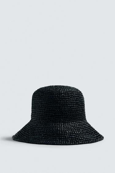 SOMBRERO BUCKET RAFIA - Marino de Zara