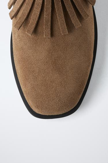 BOTA FLECOS - Marrón de Zara