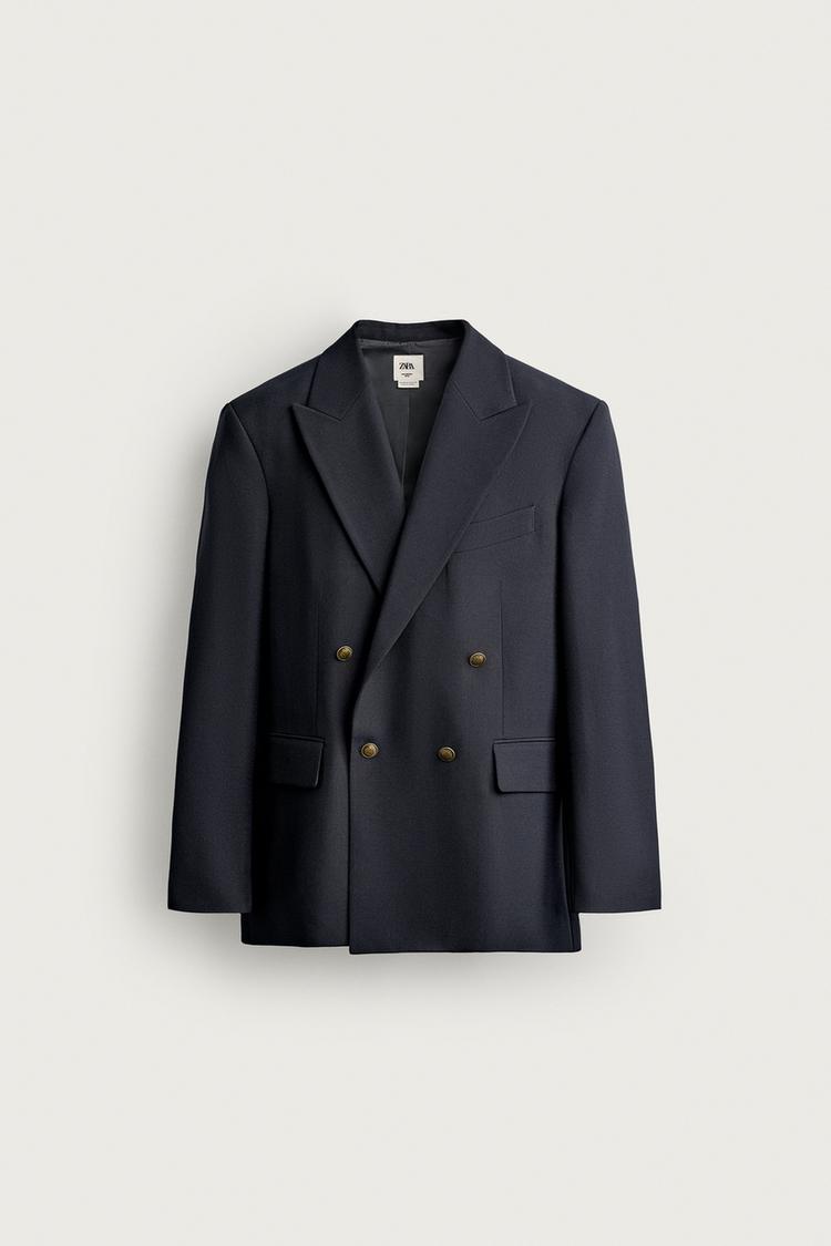Blazer cruzado con botones dorados 5