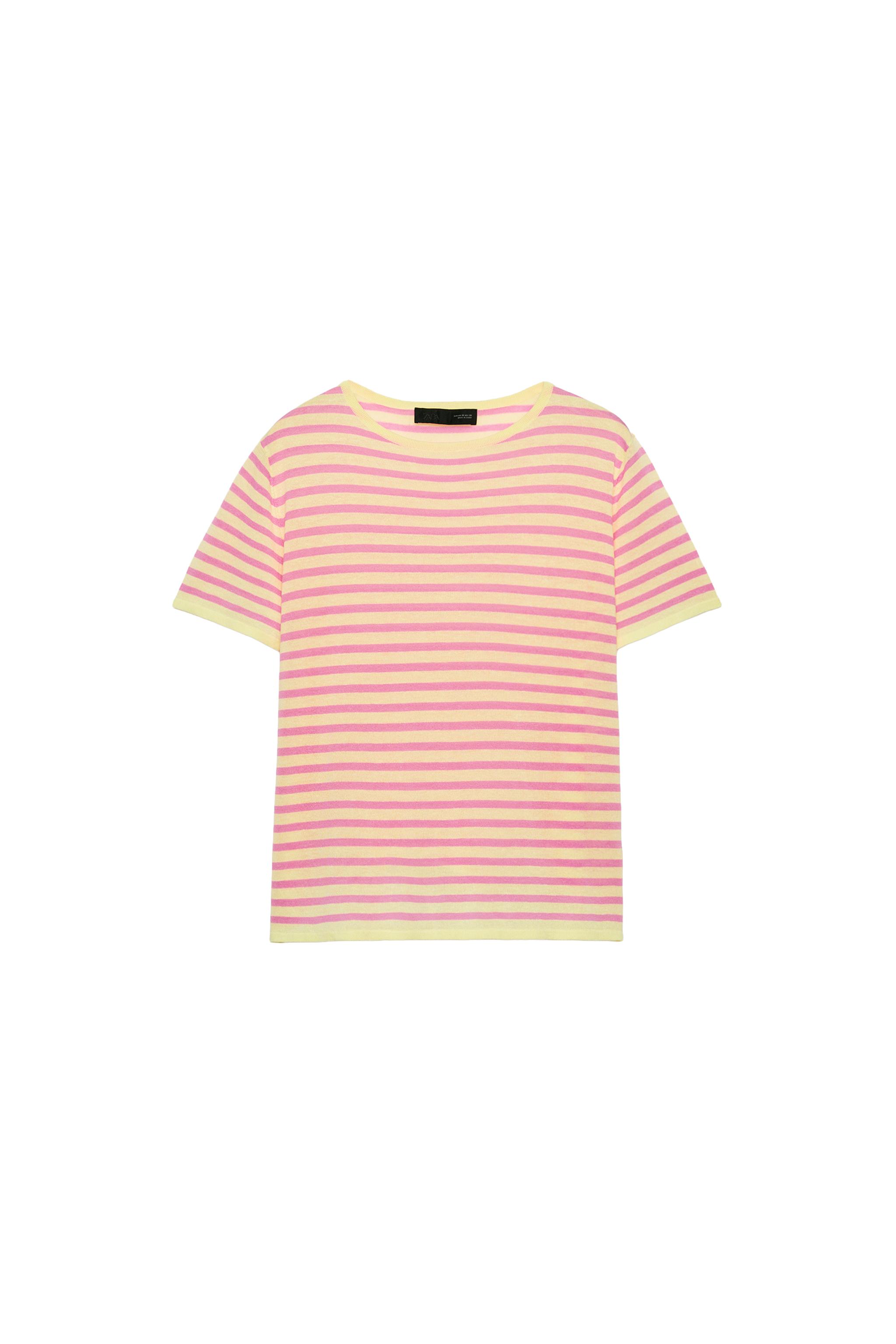 STRIPED KNIT TOP