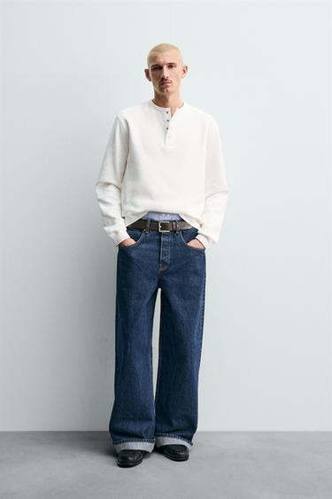 CHAMPION ® X ZARA BAGGY FIT JEANS - Blue by Zara