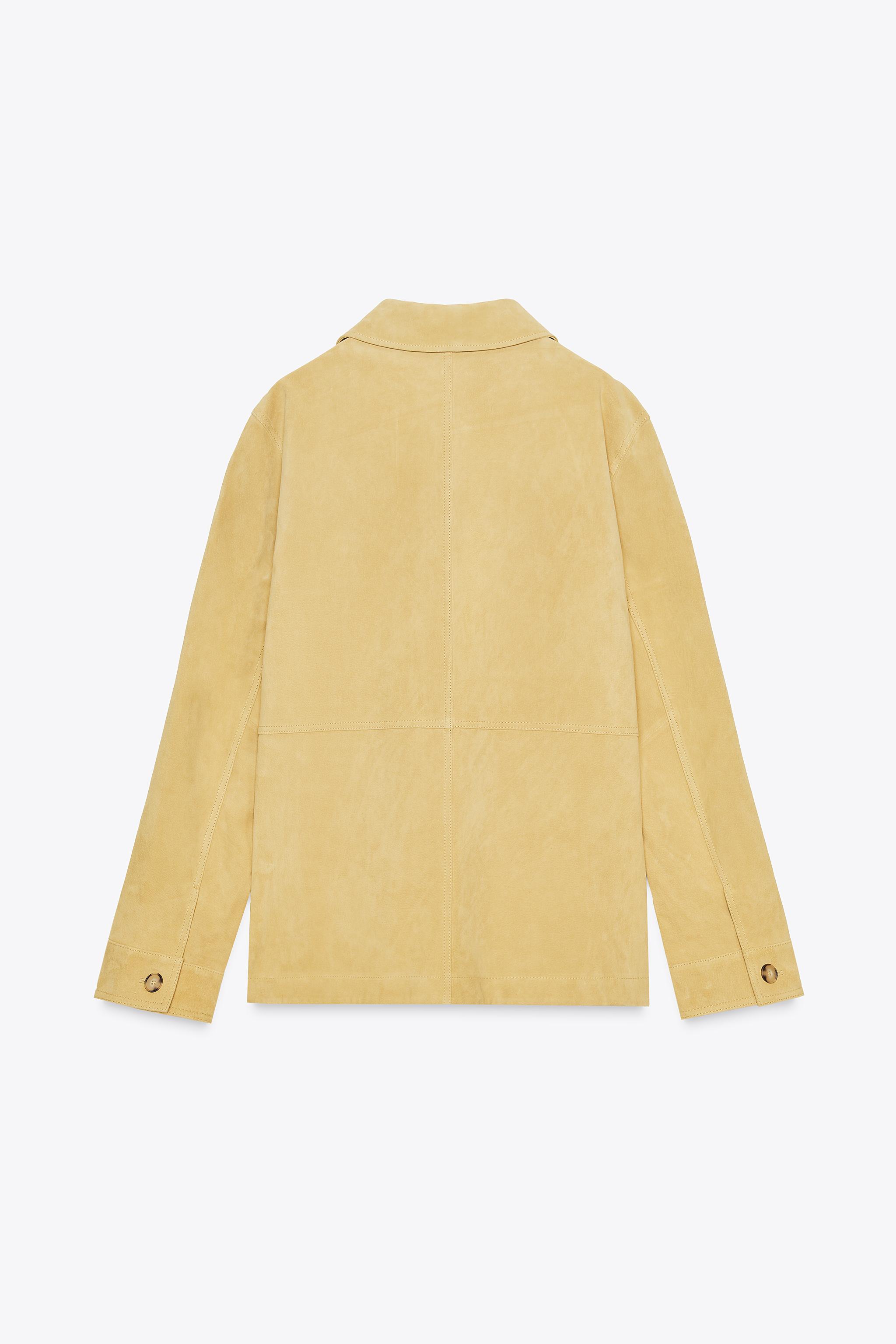 VESTE EN CUIR DAIM 100 %
