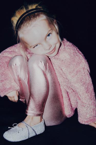 METALLIC LEGGINGS - 140 by Zara
