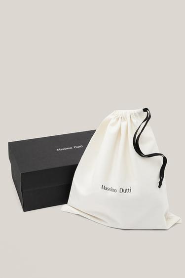 Zara Soft leather ballet flats - Limited Edition - Black - Image 0