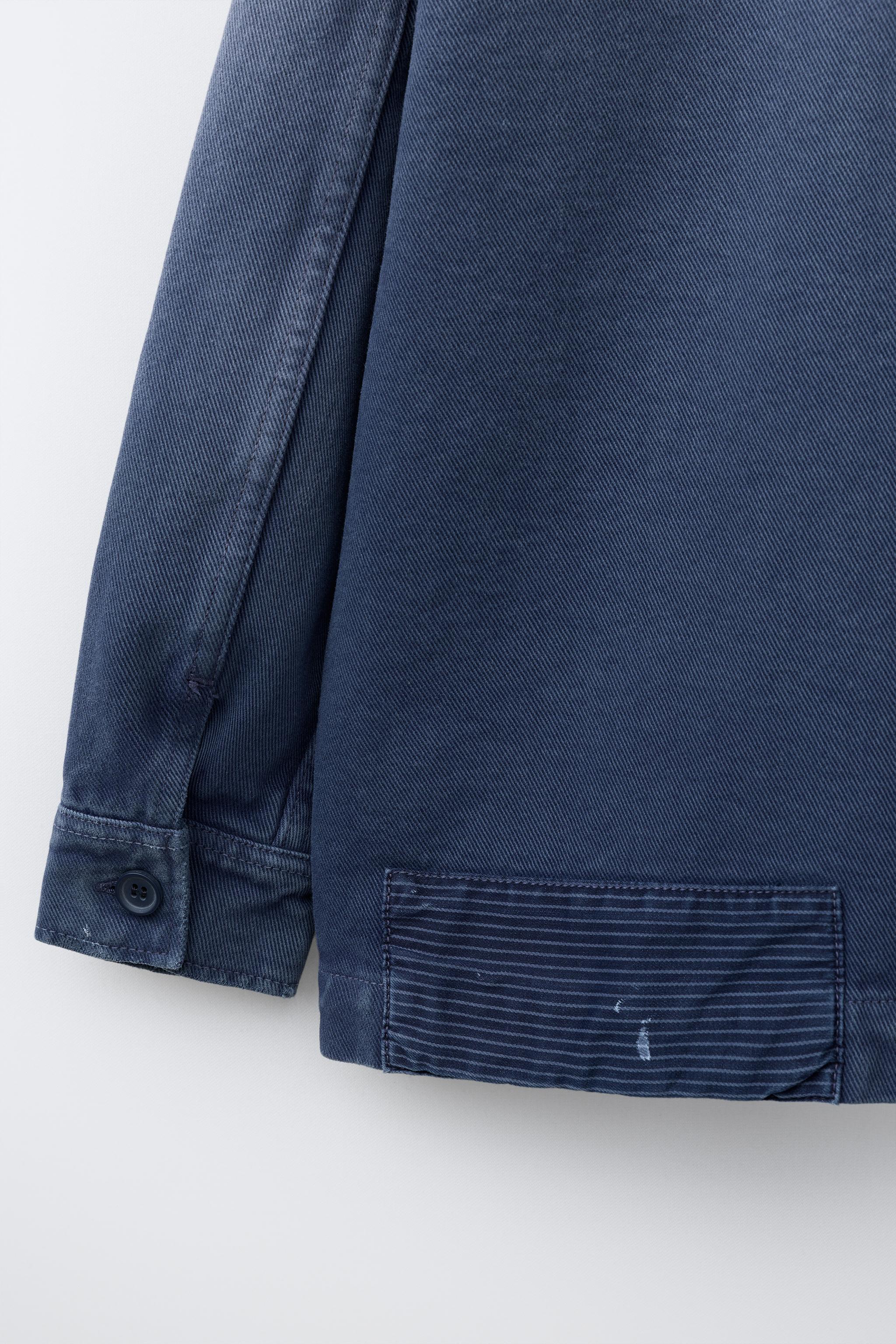 WASHED EFFECT OVERSHIRT
