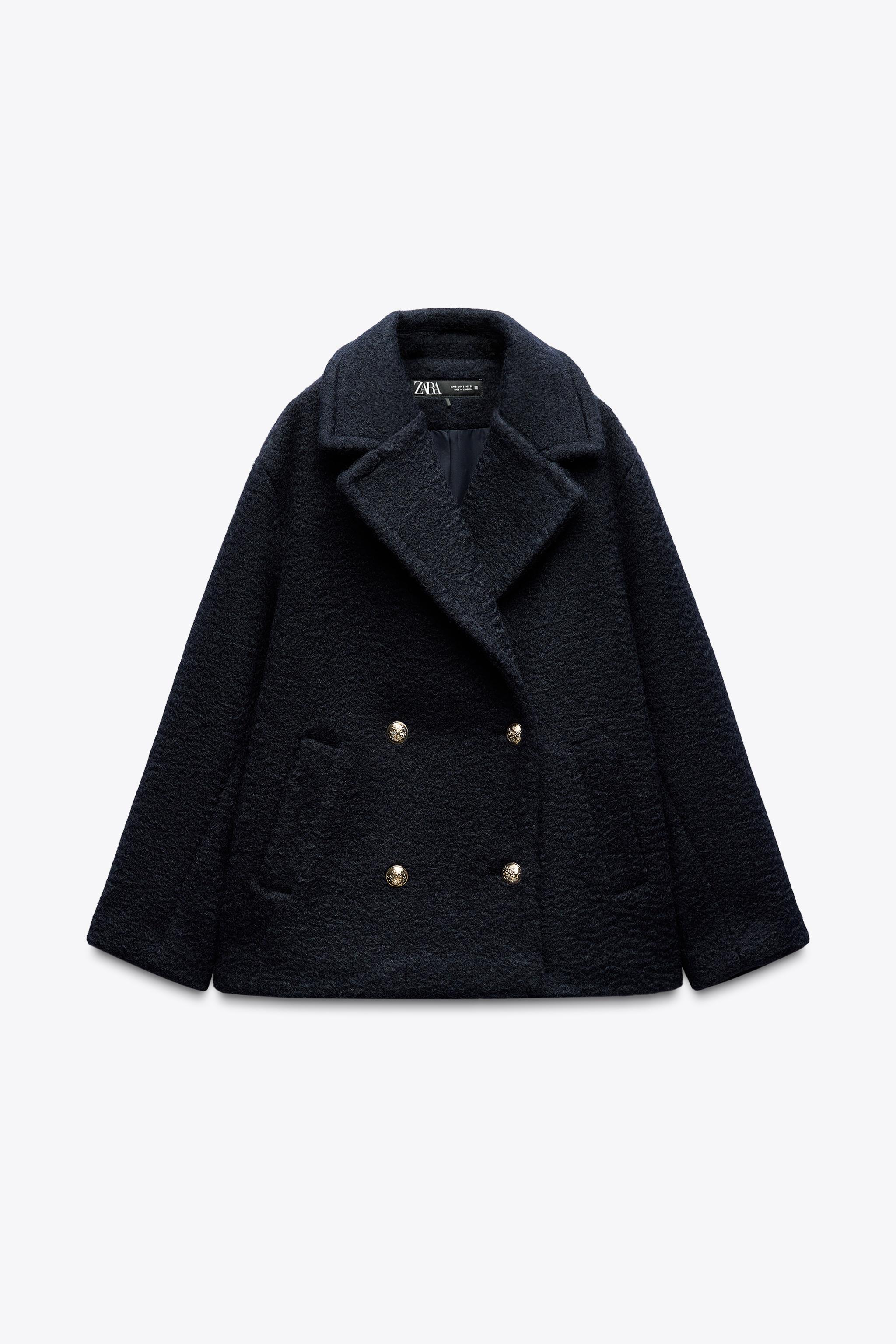 MYFO knit coat with hood Woman, Black | TWINSET Milano