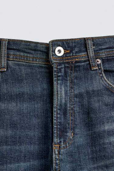 JEAN SKINNY CROPPED FIT - Bleu de Zara - Image 7
