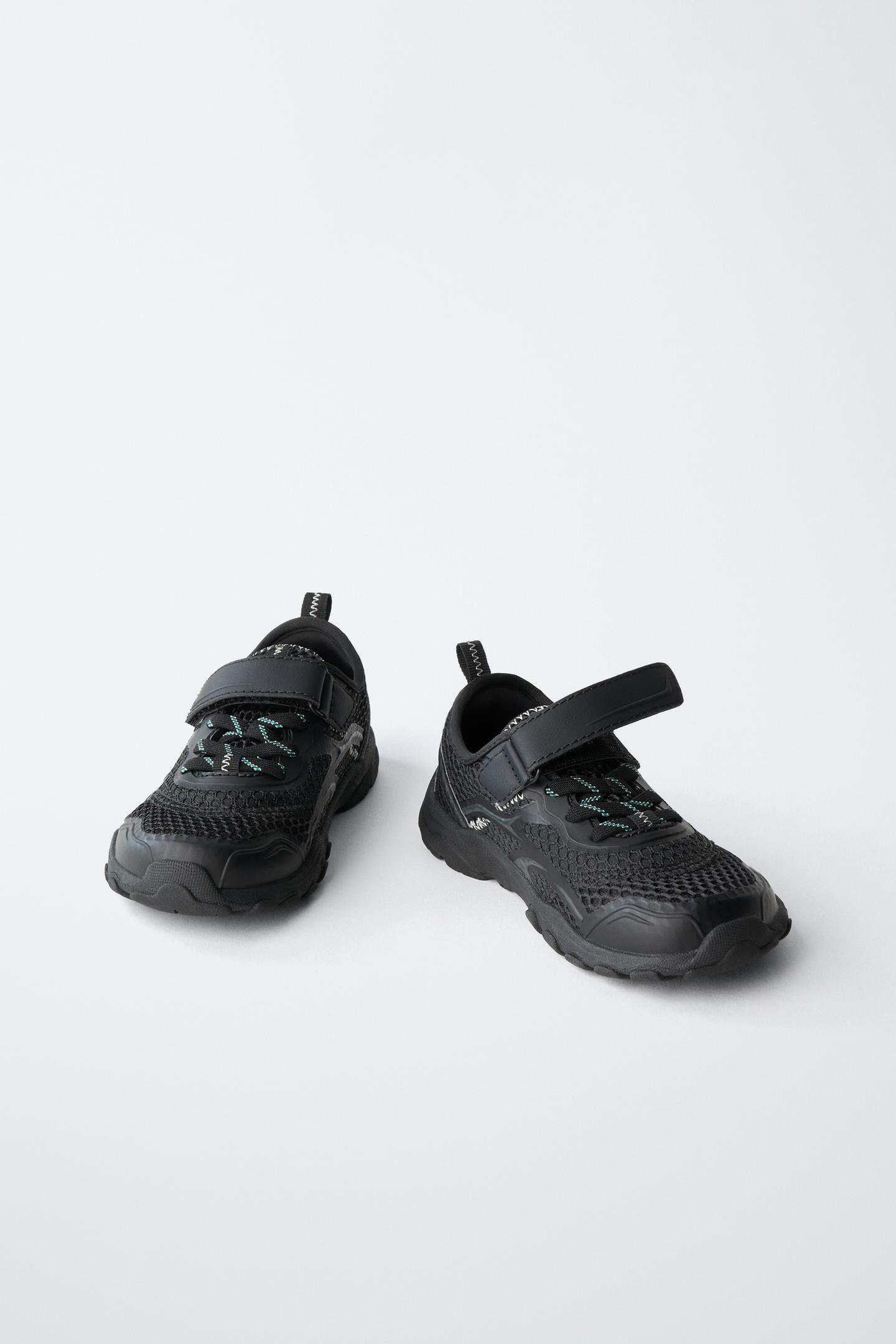 Детские кроссовки Zara Barefoot, цвет: Чёрный — фото 6