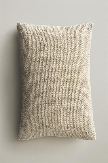 Zara BRAIDED THROW PILLOW COVER - Light beige