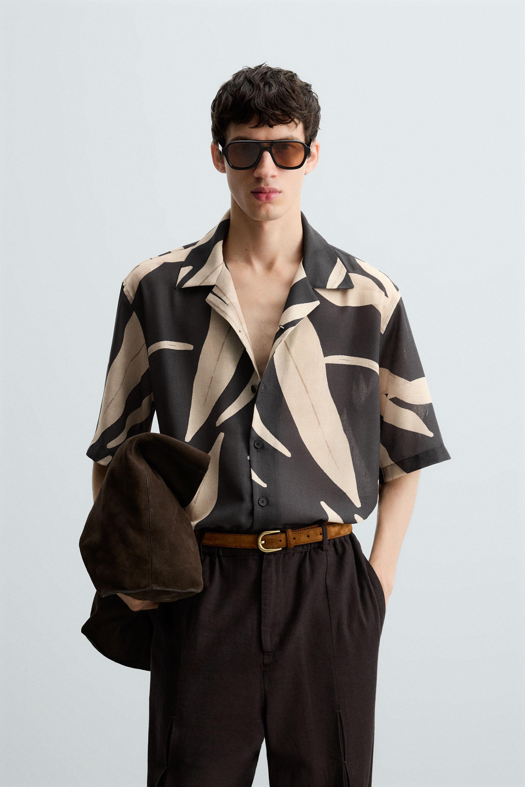LEAF PRINT SHIRT